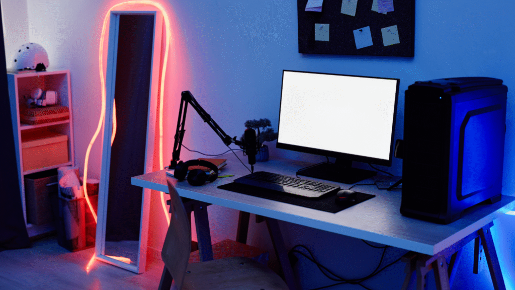 setup gaming chambre