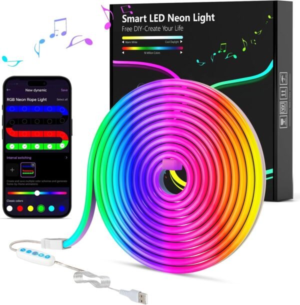 MeRGBW-Home Neon Rubans LED 3M